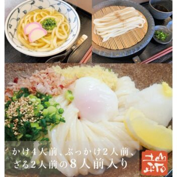 【冷凍生うどん】食べ比べ 8人前セット