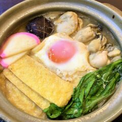 旬の帆立と牡蠣のうどんが登場！