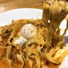 ciboでディナー「近江生パスタ」