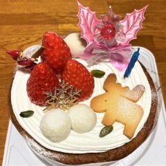 今年のクリスマスケーキ(*^^*)