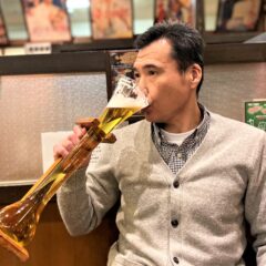 どでかい「おかあちゃんビール」(ﾟдﾟ)！