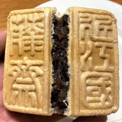 あんこがびっしり「藤齋最中」