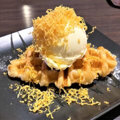 ベビフェのブラウンチーズクロッフル♪