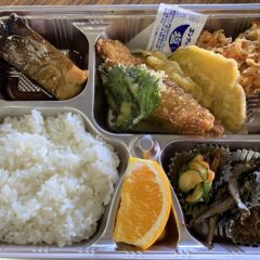 沖島山登りコースとびわ湖の幸のお弁当