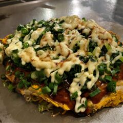 広島焼きでビール！「はいからさん」