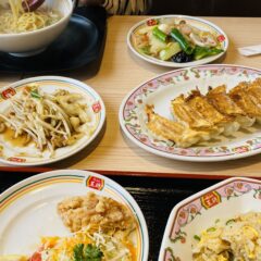 「餃子の王将」のジャストサイズメニュー