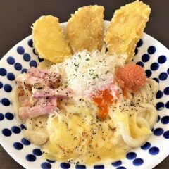 東京でカルボナーラうどんが大ブーム