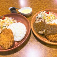 びっくりドンキー「ハンバーグ屋のメンチカツ」