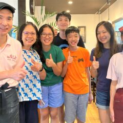 シンガポールからのお客さん＆「できた亭」のお弁当