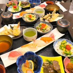 レストランおりひめ「お寿司祭り」と「半額パフェ」