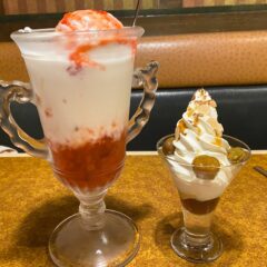 デザートは別腹？「びっくりイチゴミルク」(ﾟдﾟ)！