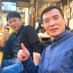 ４人目のお弟子君と「おとんぼ」でお疲れさん会(*^^*)