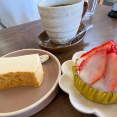 「cafe ひ蜜きち」の生はちみつチーズケーキ♪