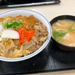 肉丼のトライアングル！「かつやのトリプルカツ丼」(ﾟдﾟ)！