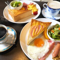 メニュー写真より分厚い!?「アイアンホース」でモーニング！