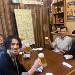 感無量！３人のお弟子君と「めんそーれ」