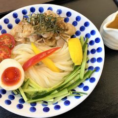 「金太郎きゅうり」を使ったうどんが２年ぶりに登場！