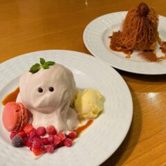 ココスのスイーツ！「おばけケーキ」と「しぼりたてモンブラン」