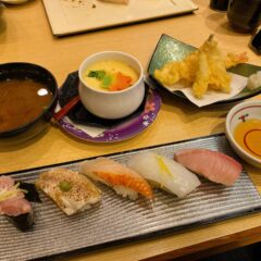 冬の５貫盛りと春爛漫セット！「すし処 海座」