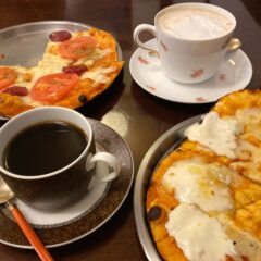 黒壁スクエアで、珈琲＆ピザタイム！「こめか」