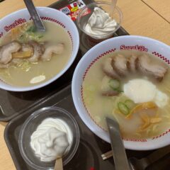 「スガキヤの半額ラーメン」＆「モンタボーの半額パン」