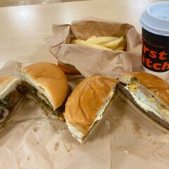 ファーストキッチンの大阪グルメ！「たこ焼きバーガー」