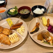 スーパーホテルの健康朝食！無料の「和洋朝食ビュッフェ」