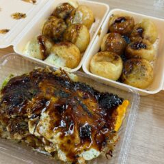 アルプラのフードコートの新店！京風たこ焼「カリカリ博士」