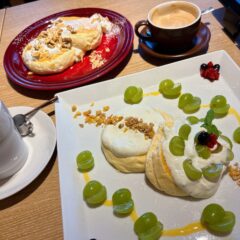 国スポ陸上観戦の前にパンケーキ！「むさしの森珈琲」