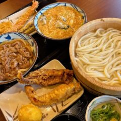 丸亀製麺の「牡蠣たまあんかけうどん」＆「濃厚ダブルチョコ」