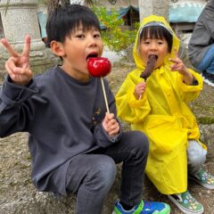 長浜八幡宮の屋台でランチ！「長浜曳山まつり」